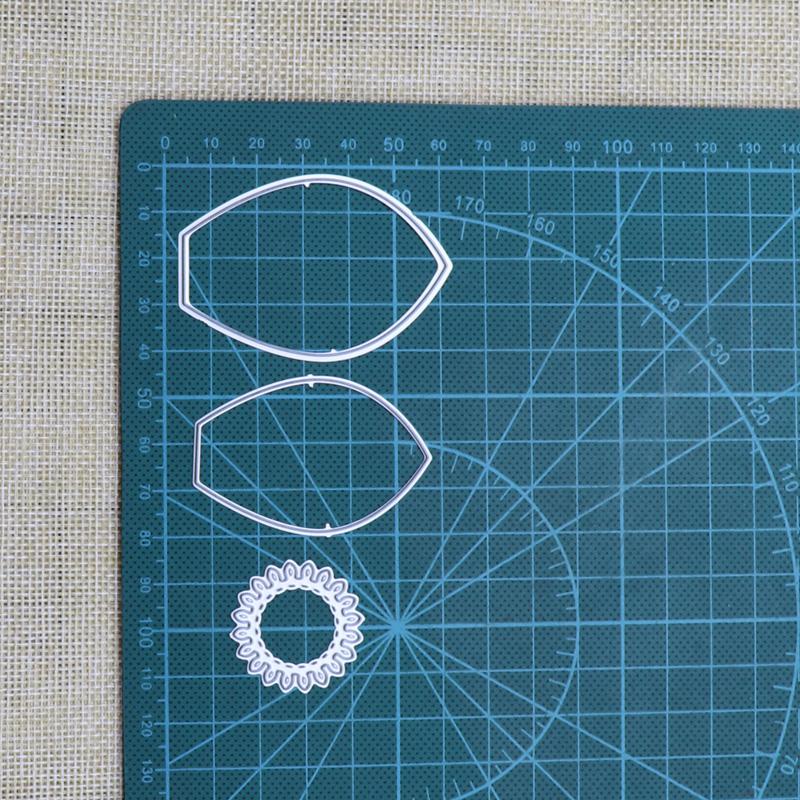 

Рамки из лепестков цветов и тычинок Металлические трафареты для резки трафаретов для скрапбукинга своими руками Тиснение Бумажные открытки своими руками серебряный