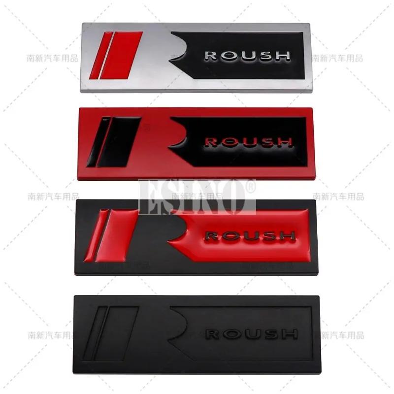 1PC 3D Roush Performance Car Trunk Metal Alloy Adhesive Badge Emblem Body Tailgate Accessories For Mustang Shelby GT GT 500