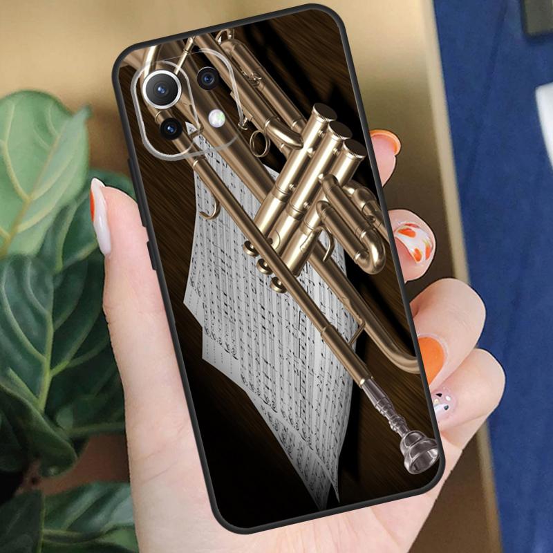 Piccolo Trompete Messinginstrumente Hülle Für Xiaomi 15 14 Ultra 13T 14T 15T Pro 17 Pro Max POCO F8 F7 F5 F6 X5 X6 X7 Pro Hülle