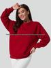 Cozy Plain Color Pullover Sweatshirt: Simple American Style for Autumn and Winter