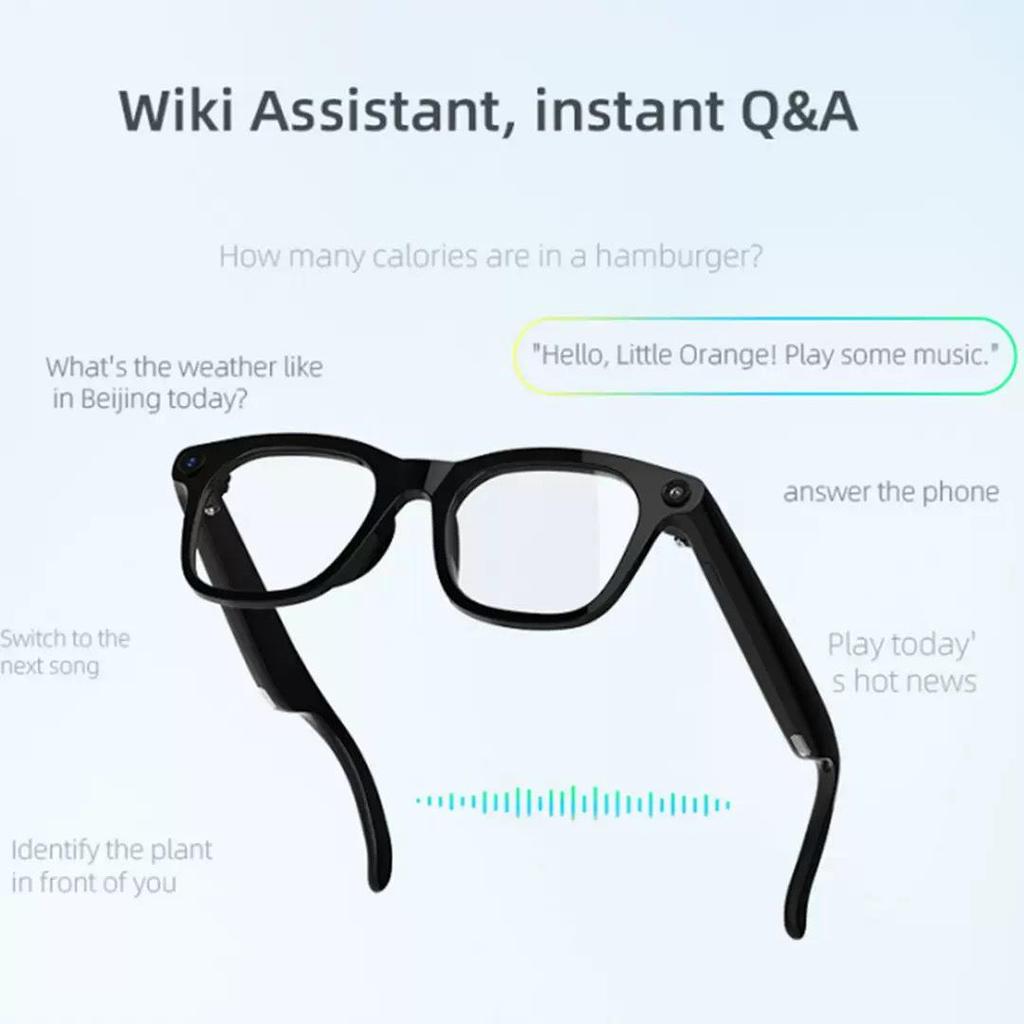 YX100 Smarte Bluetooth-Brille mit Audio- und KI-Funktionen