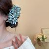 Acrylic Hanfu Hair Clip Cloth Ponytail Holder Fairy Flower Hairpin  Party