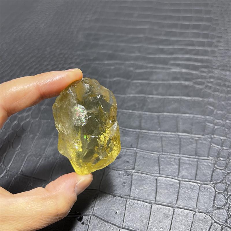 Natural Topaz Crystal Rough Raw Stone Rock Specimen Brazil