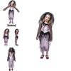 Perfect Halloween Costume For Kids Ghostly Bride Cosplay Outfit