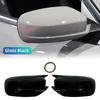 Car Rearview Side Mirror Cover For Dodge Charger 2011-2025 Wing Cap Sticker View Case Trim Carbon Fiber