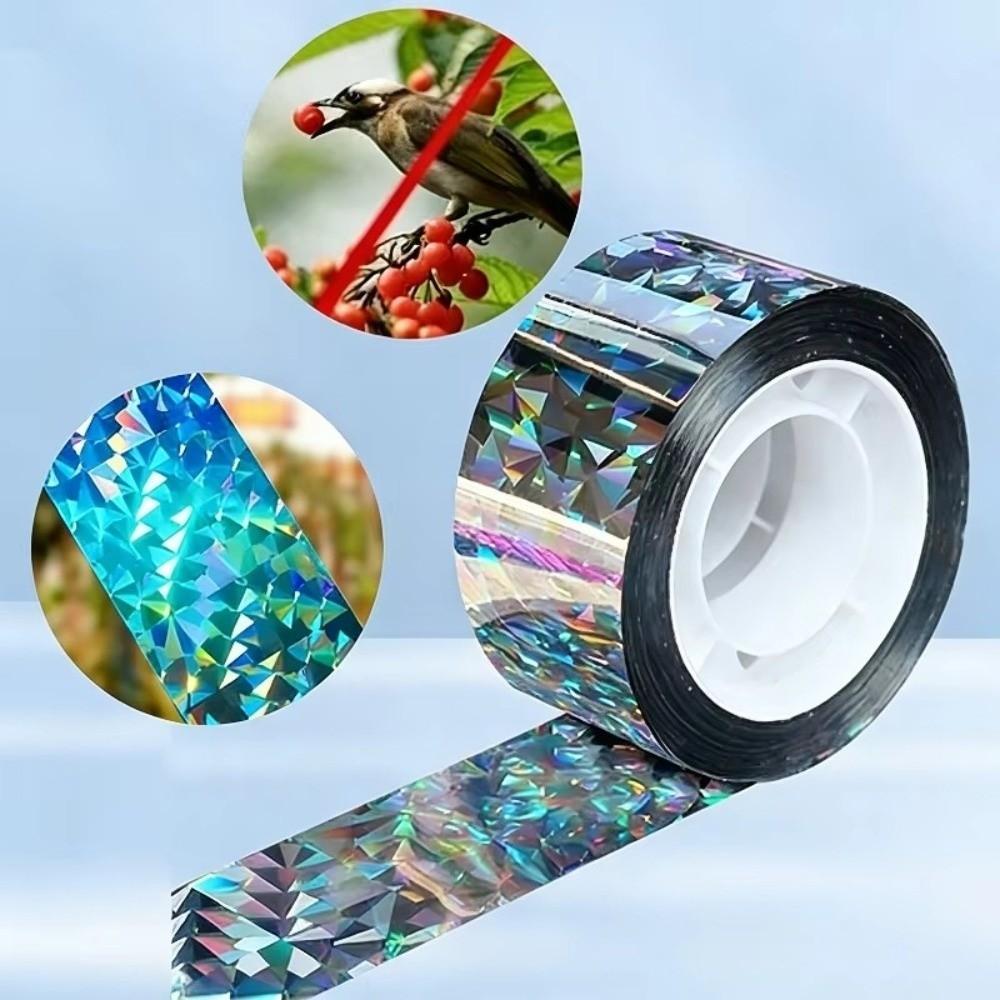 Double Sided Anti Bird Tape Laser Repellent Reflective Scare Ribbon  Farm Garden Accessories