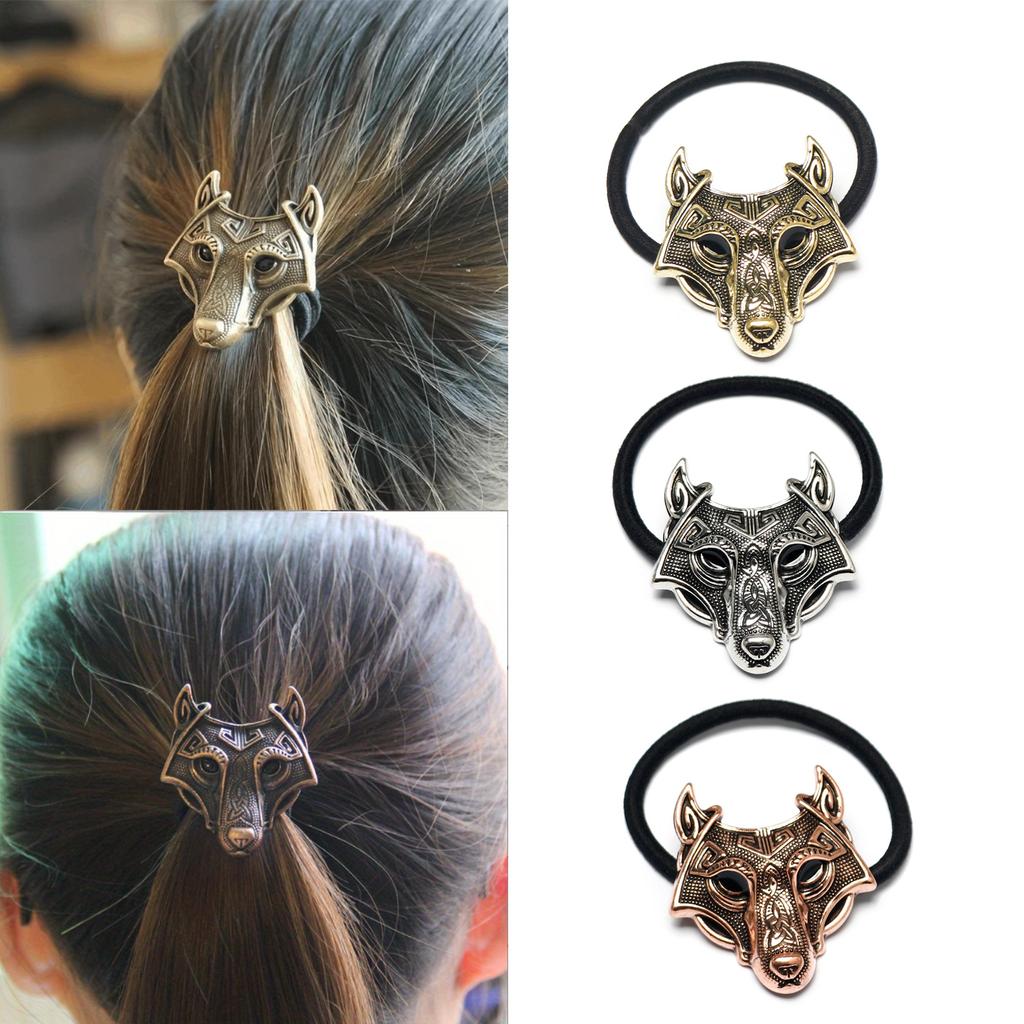 Versatile Hair Rope Elastic Bands Fashionable Metal Animal Elastic Hair Bands Attractive Ponytail Hair Accessory
