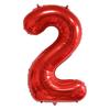40inch Large Red Number Foil Balloons 0 1 2 3 4 5 6 7 8 9 Years Old Birthday Party Festival Wedding Party Decoration Balloon