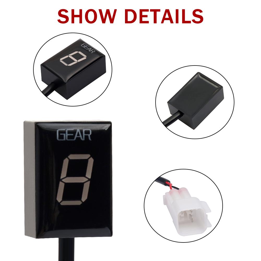 Motorcycle Speed Display Meter Gear Indicator For Kawasaki ER-6N ER6N ER-6F Ninja 650R Versys 650 VN900 Vulcan 900 Z750 ZX-12R