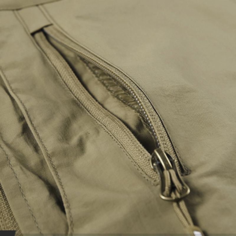 Herren Fotografie Weste Outdoor Mehrere Taschen Arbeitsweste Jacke für Fotografen Lässiger Lockere Passform Große Größe Utility Weste