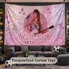 Wall Hanging Tapestry Custom NameTaylor Swift Pattern Personalized Printed Fabric Wall Decor