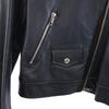 UNITED TOKYO ISHIKAWA Made In Japan Sheep Leather Leather Double Riders Jacket Women Used