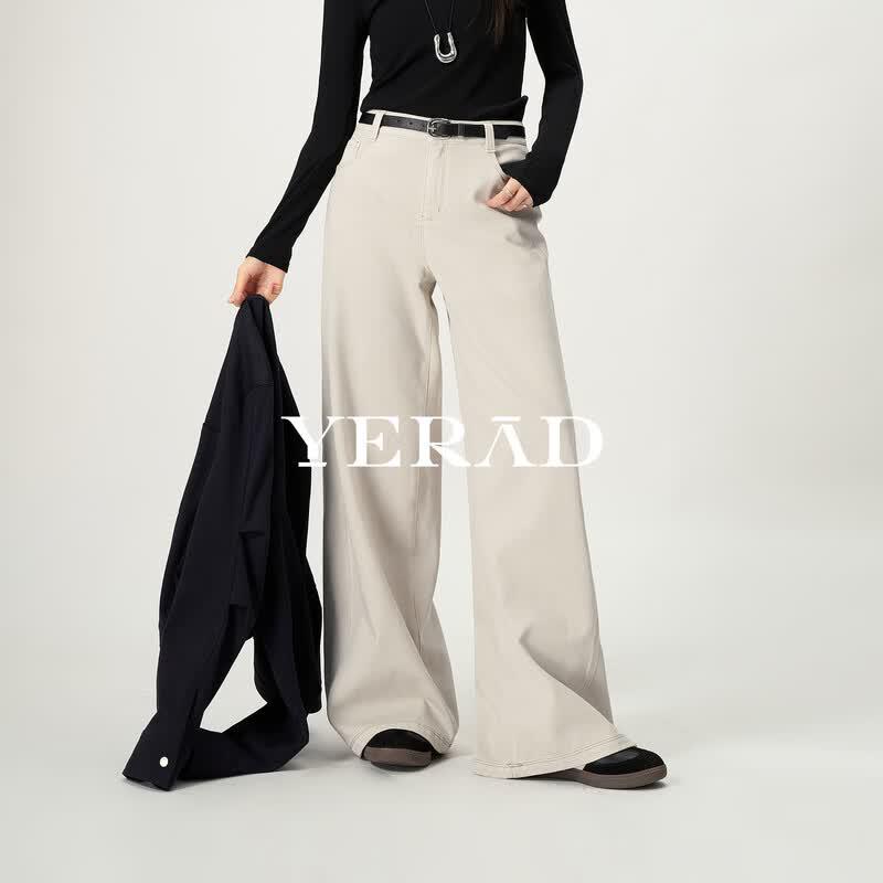 YERAD Women's Loose Wide-Leg Denim Jeans