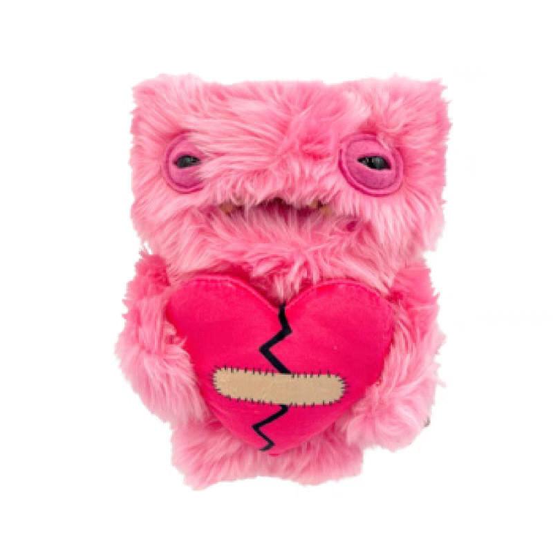 Fuggler Monster Heart Plush Toy With Soft Fiber Filling For Valentines Day Gift