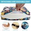 Booster Seat Cushion Children Increased Sitting Cushion Kids Non Slip Pad Baby Dining High Chair Cushions with Adjustable Belt