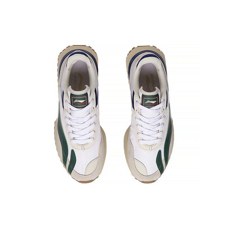 Li Ning Fabric Comfortable Cushioning Slip Resistant Abrasion Resistant Lightweight Low top Sports Casual Shoes Women's AGCS262-1