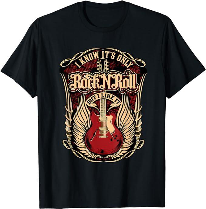 

Rock and Roll Black Classic Fit Short Sleeve T-Shirt 2XL