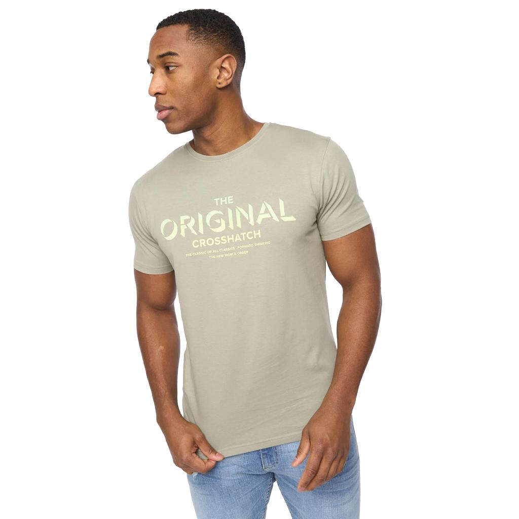 Crosshatch Mens Offaxis T-Shirt