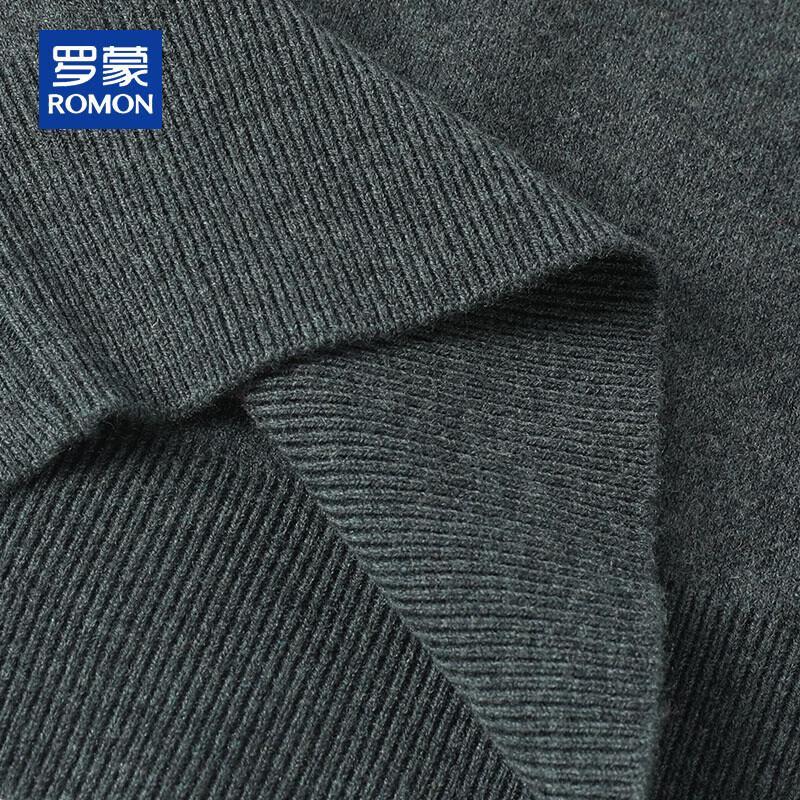 ROMON Men's 100% Pure Wool V-Neck Sweater