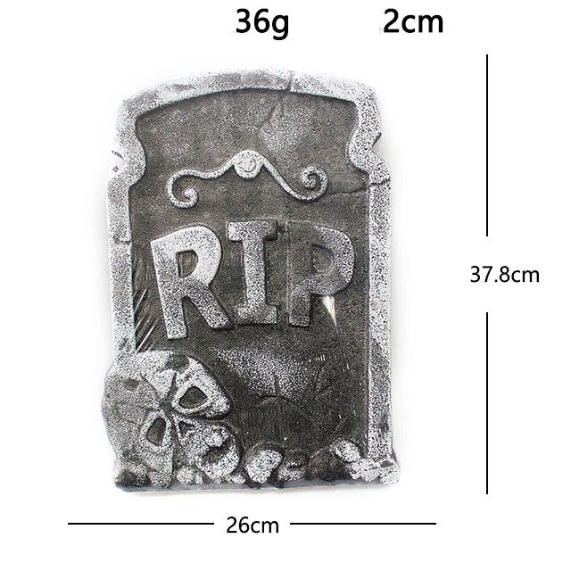 Halloween Foam Tombstone Decoration RIP Skull Graveyard Prop Haunted House Party Garden Cemetery Outdoor Horror Decor Supplies