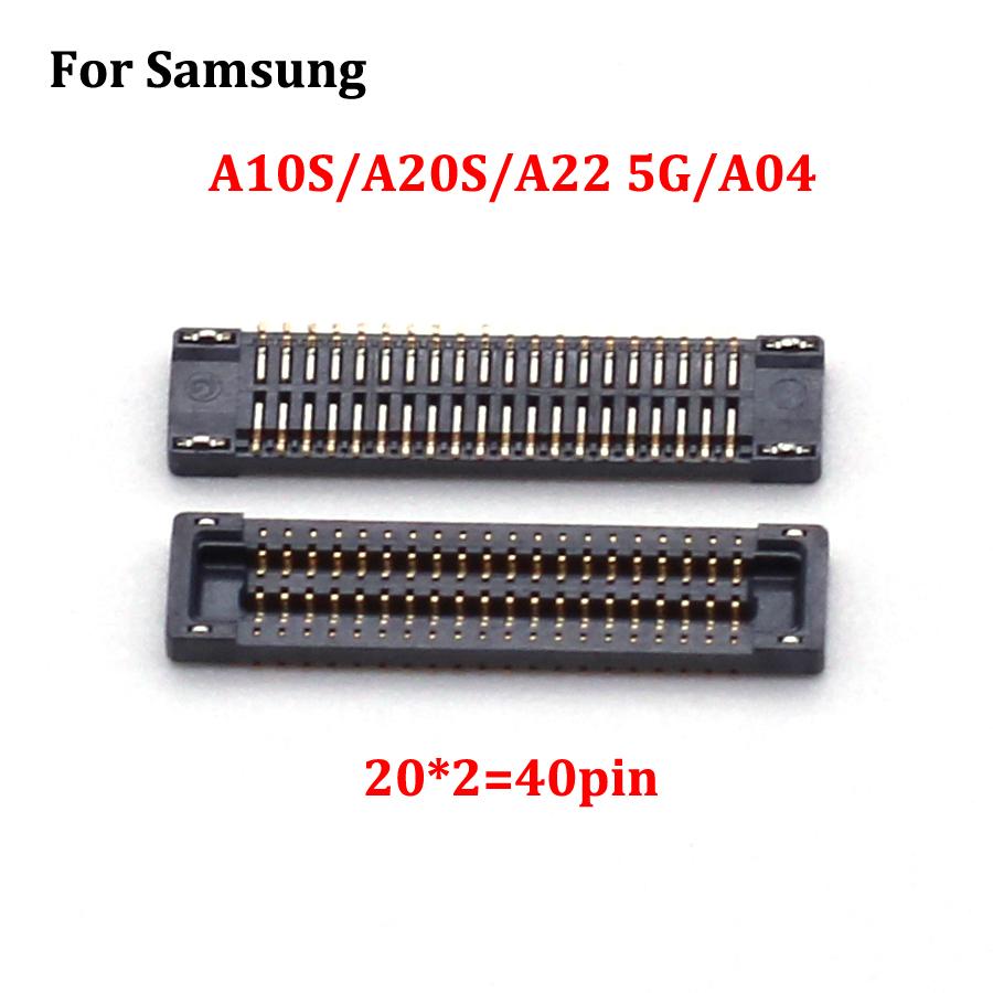 10pcs For Samsung S10 NOTE10 20 S21 S22 S23 A30S A40 A12 A50 A60 A02S A10S A14 LCD Display Screen Flex FPC Connector On Board