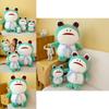 And Soft Cuddly Green Frog Plush Toy With Pp Cotton Creative Funny Option Gift