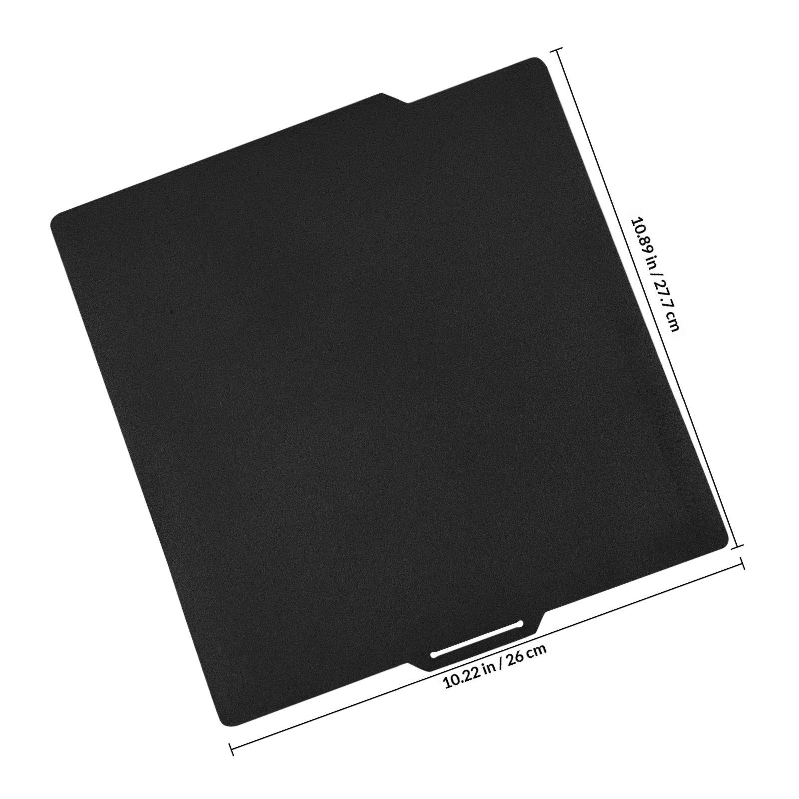 Hot Bed Board for 3D Printer Build Plate Metal Sheet Heated Bed Surface Replacement Platform High Durability Iron Material Easy чёрный