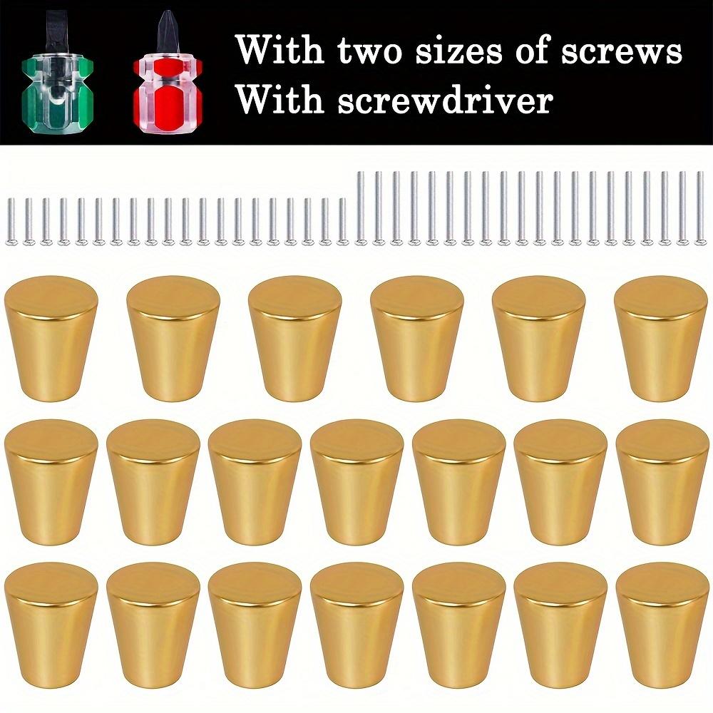 4/10 τμχ Χρυσά πόμολα ντουλαπιού Κυλινδρική λαβή Εξοπλισμός πόμολα μικρής διαμέτρου για ντουλάπι και συρτάρια συρταριέρα συρτάρια λαβές