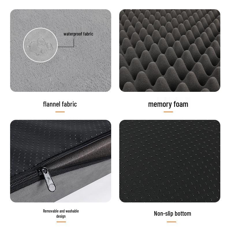 Abnehmbares & Waschbares Schwammpolster Hundebett - Wasserdichtes, Rutschfestes Design für Wintergemütlichkeit