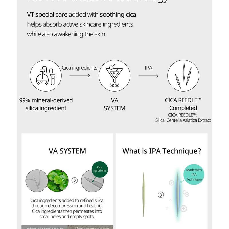 VT Pro Cica Reedle Shot 100 2Step Hydrogel Mask Set