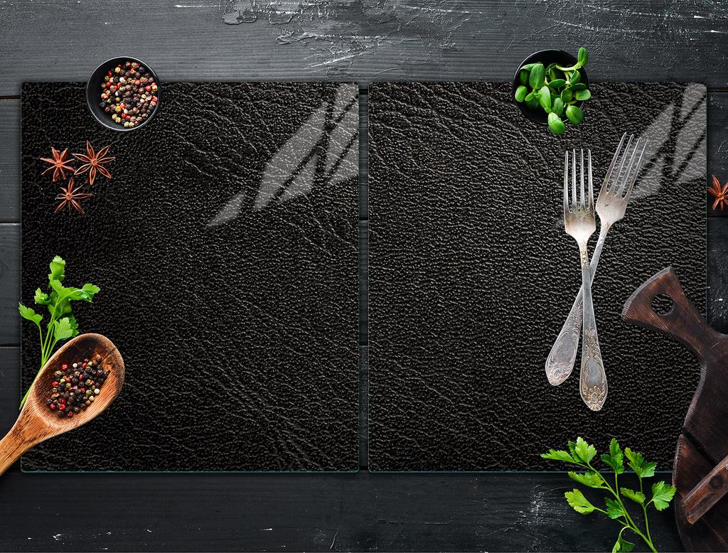 Glass Stove Top Protector 2x45x52 Leather