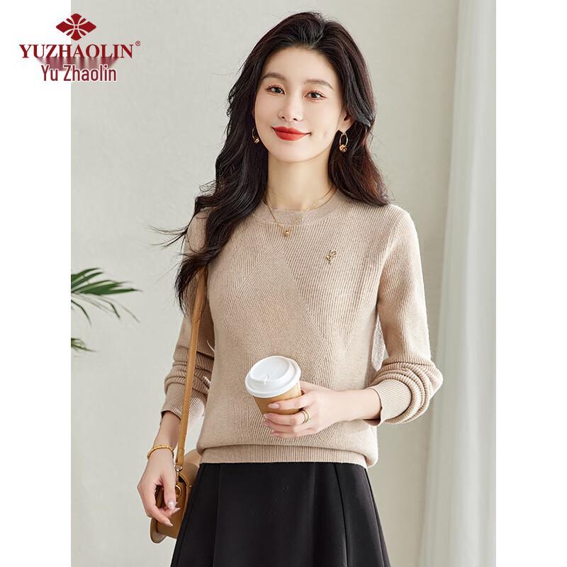 Yu Zhaolin Damen Rundhals Strickpullover
