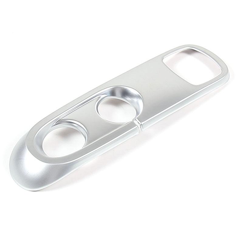 ABS Carbon Fiber Texture Car Center Console Gear Shift Panel Cover Trim Stickers For Mercedes Smart 451 Fortwo 2009-2015