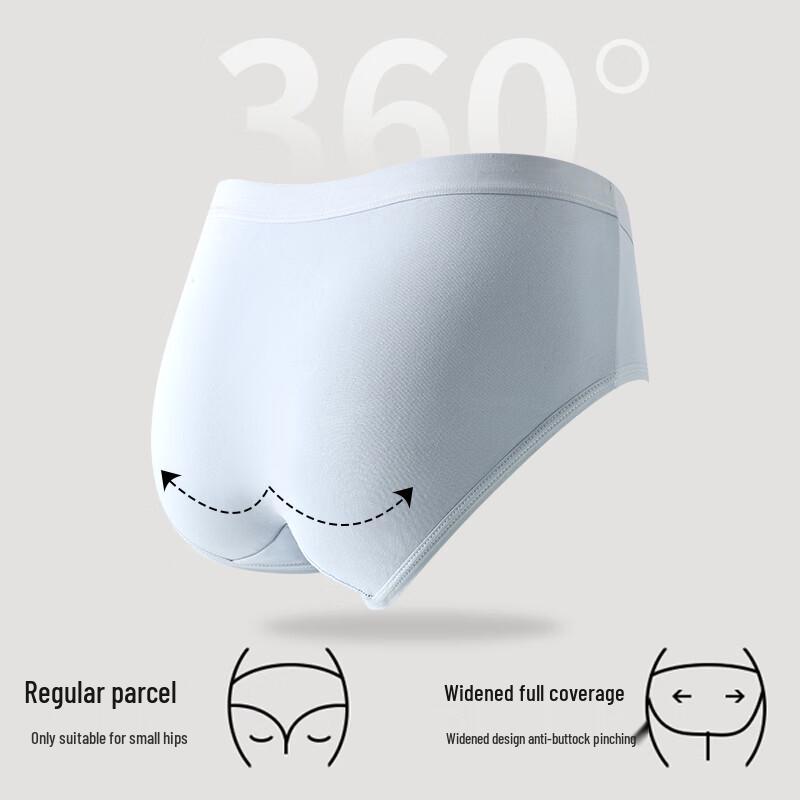 LangSha Women's Cotton Mid-Rise Antibacterial Underwear