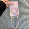 Cat bracket four-corner lanyard shell is suitable for Apple 11 mobile phone iphone11promax transparent dopamine hard shell