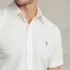 Polo Ralph Lauren Logo Embroidered Loose Fit Short Sleeve Button-Up Shirt Men shirts White MNPOWOV1N820439-100