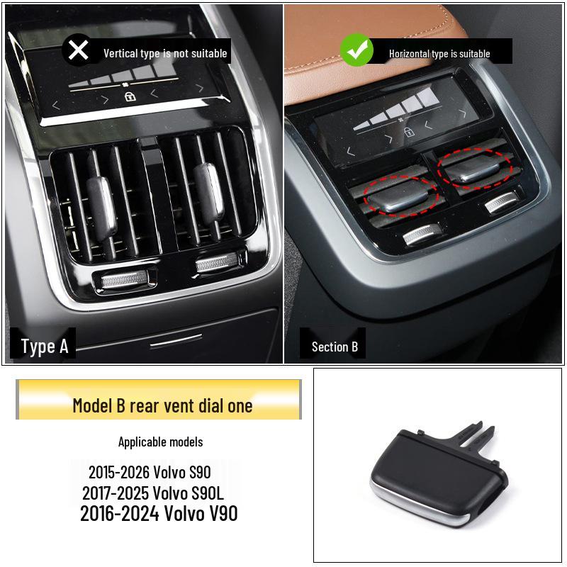 

Слайдер регулировки дефлектора кондиционера Volvo XC90/V90/S90