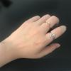 LIKGREAT Buddhism Indian Yoga Om Symbol Rings for Women Men Stainless Steel Supernatural Talisman Amulet Religious Jewelry Gift