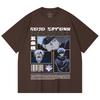 230 Gsm 100% Cotton Jujutsu Kaisen V26 Gojo Print Unisex Heavy Cotton T Shirt