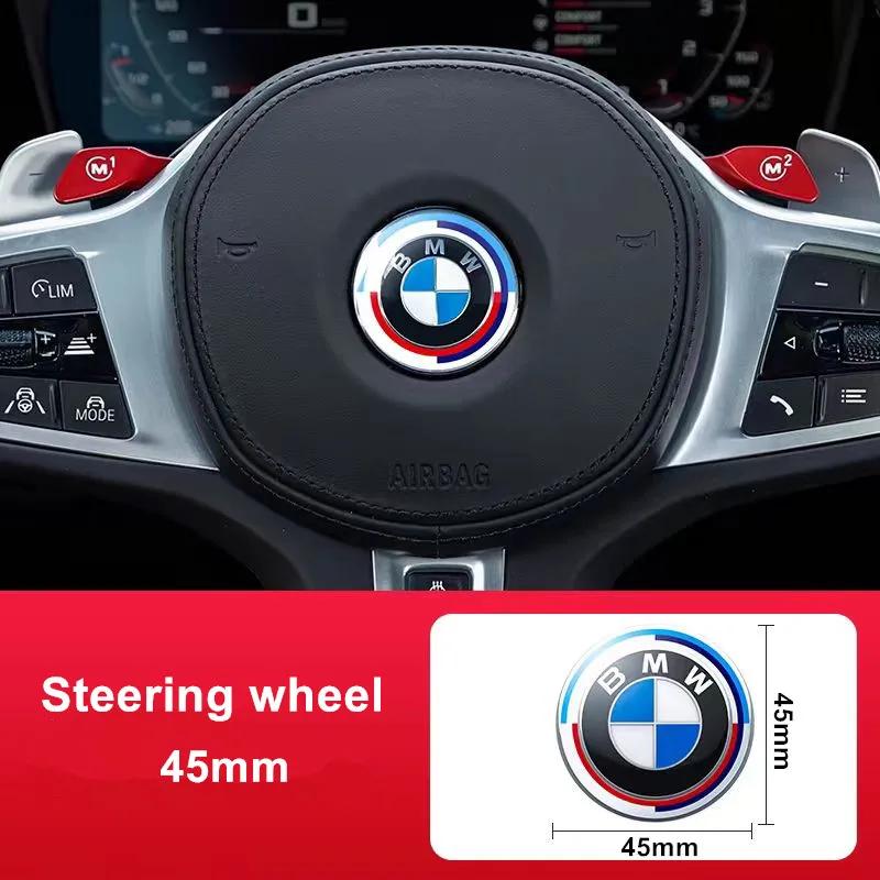 

Эмблема на капот для BMW к 50-летию Логотип 81мм+Задний значок 74мм+Колпак ступицы колеса 68мм+Наклейка на руль 56мм 46мм