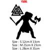 Free shipping Viking Rune Auto Sticker Creative Decorative Decals Car Door Handle Vinyl Body