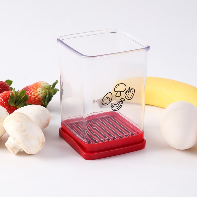 Fruit Vegetable Slicers Cup Slicer for Strawberries Banana Slicer Kitchen Gadget Cup Slicer Slice Making Tool For Quickly Making