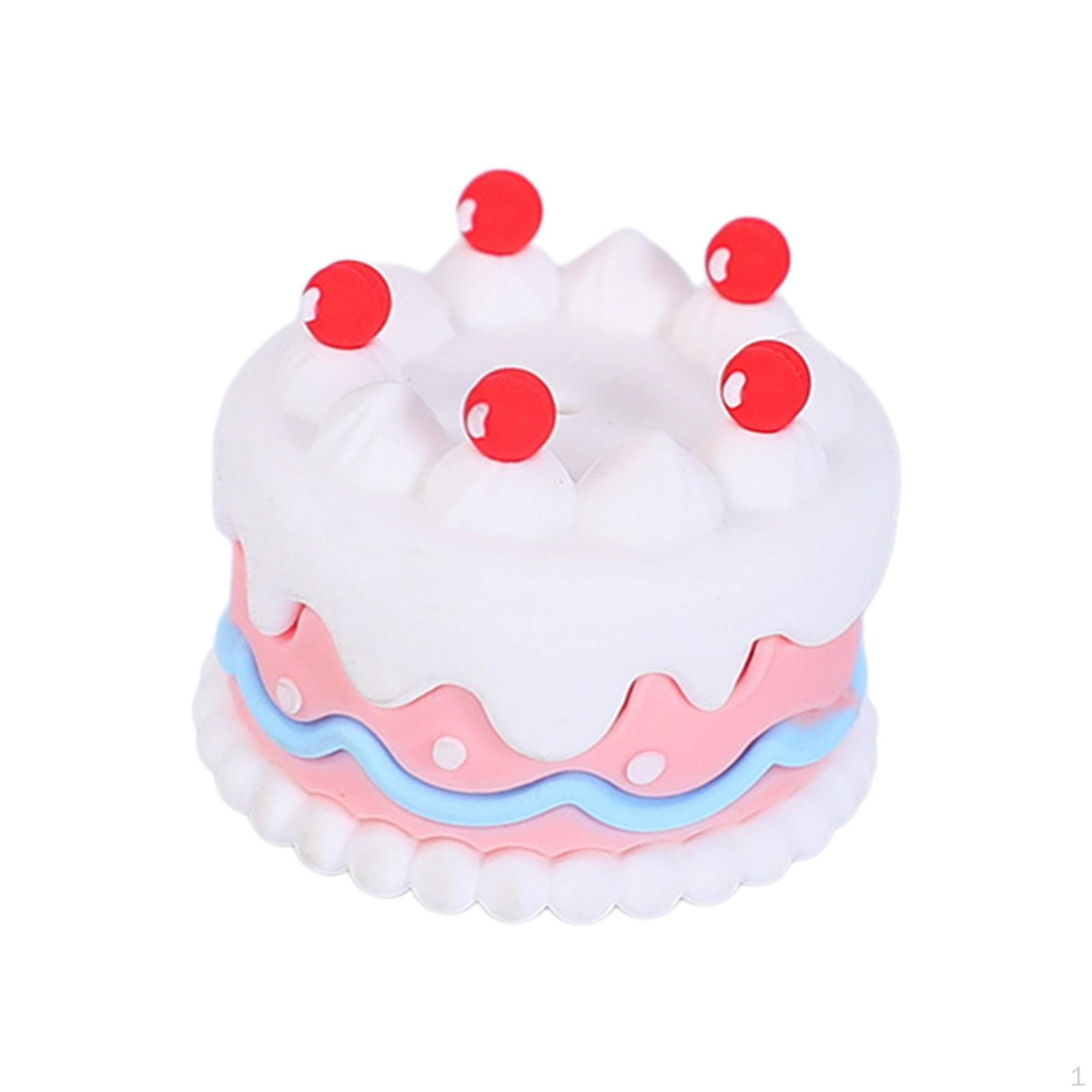 

Soft Cake Toy Small Ornaments Relaxing Classroom Prizes Birthday Gift Cute Miniature for Boys