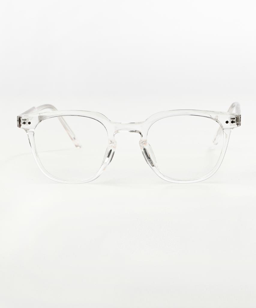 Tukyubeu New 2Dot Square Eyewear(Clear)