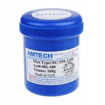 

Rosfix Topnik Lutowniczy Amtech NC-559-ASM 100g – Żelowa Konsystencja | No-Clean z Dodatkiem UV | Zmniejszona Szkodliwość Oparów
