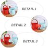 VANZACK 4Pcs Iron Watering Can Kids Watering Can Mini Sprinkler Bucket Kids Gardening Water Pot Mini Watering Can for Garden Yarde Home Plants Flower