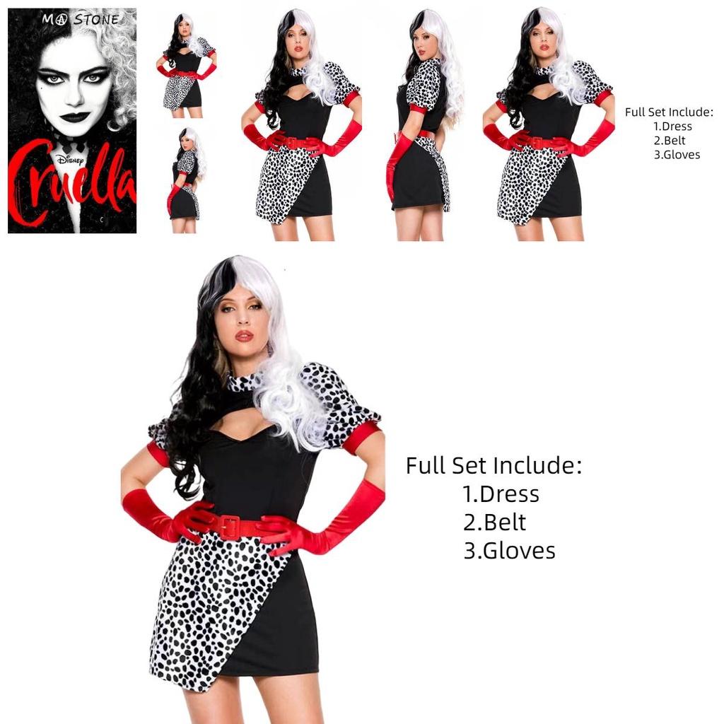 Mushroom Fairy Marke Damen Cosplay Kleid Inspiriert vom Film 101 Dalmatiner