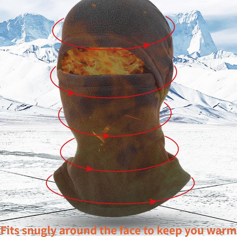 Motorcycle Fleece Balaclava - Coldweather Mask Thermal Face Cover for Winter