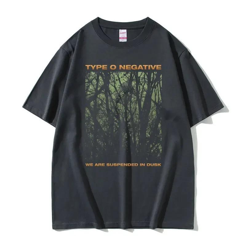 2026 Rock Band Type O Negative Suspended In Dusk Essential T-shirt Men Women Fashion Casual Tshirt Male Vintage Oversized Tops Tees