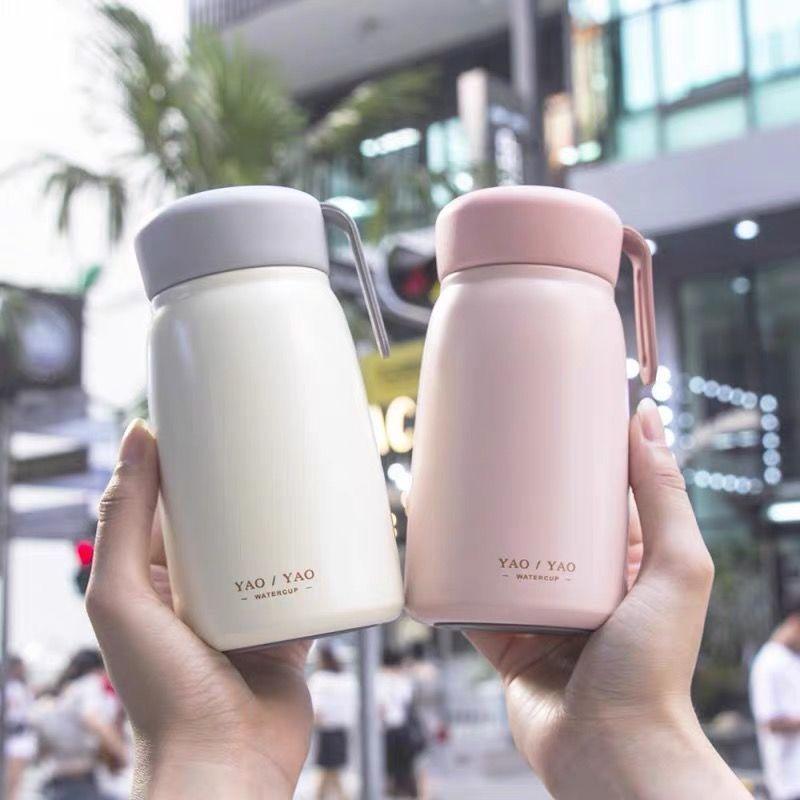 Thermos Cup 350ml Vacuum Flasks Portable Stainless Steel Thermos Cup Water Bottle Travel Tea Mug Office Thermos Cup